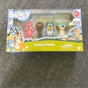 Bluey & Friends Includes Snickers,Coco,Bluey,Honey Never Open‎ Box